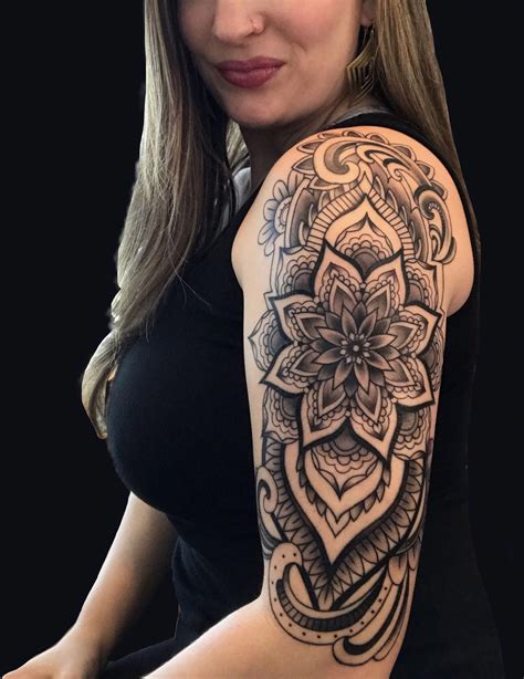 arm mandala tattoos